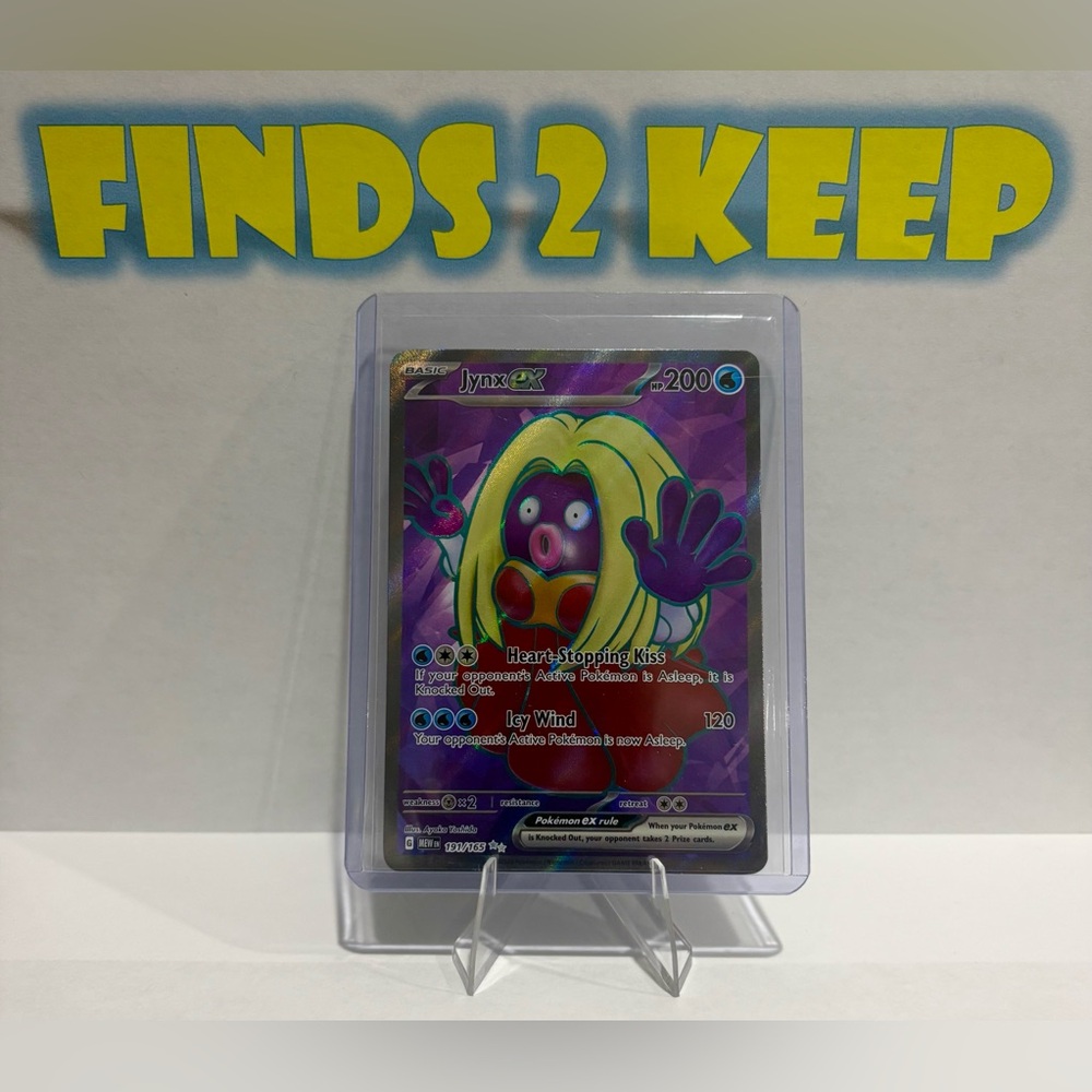 Pokemon TCG Jynx EX 191/165 Scarlet & Violet 151 Ultra Rare Full Art NM RAW